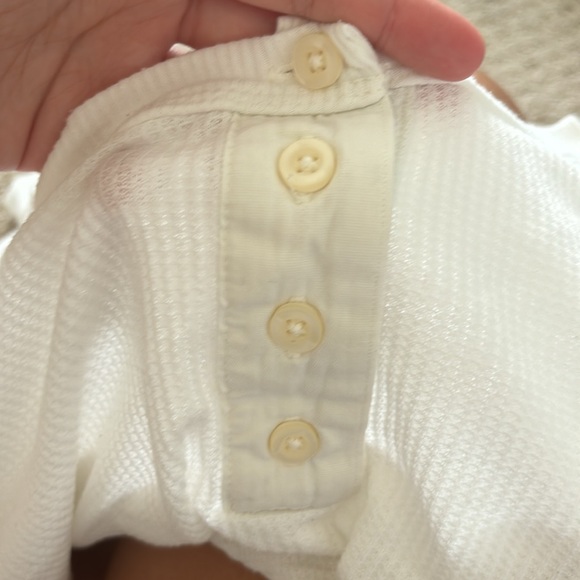 american eagle waffle button long sleeve - Picture 3 of 4